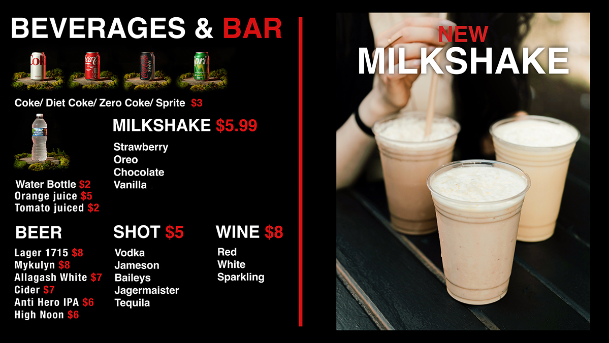 KRASA CRAFT RESTAURANT Menu - Image 4